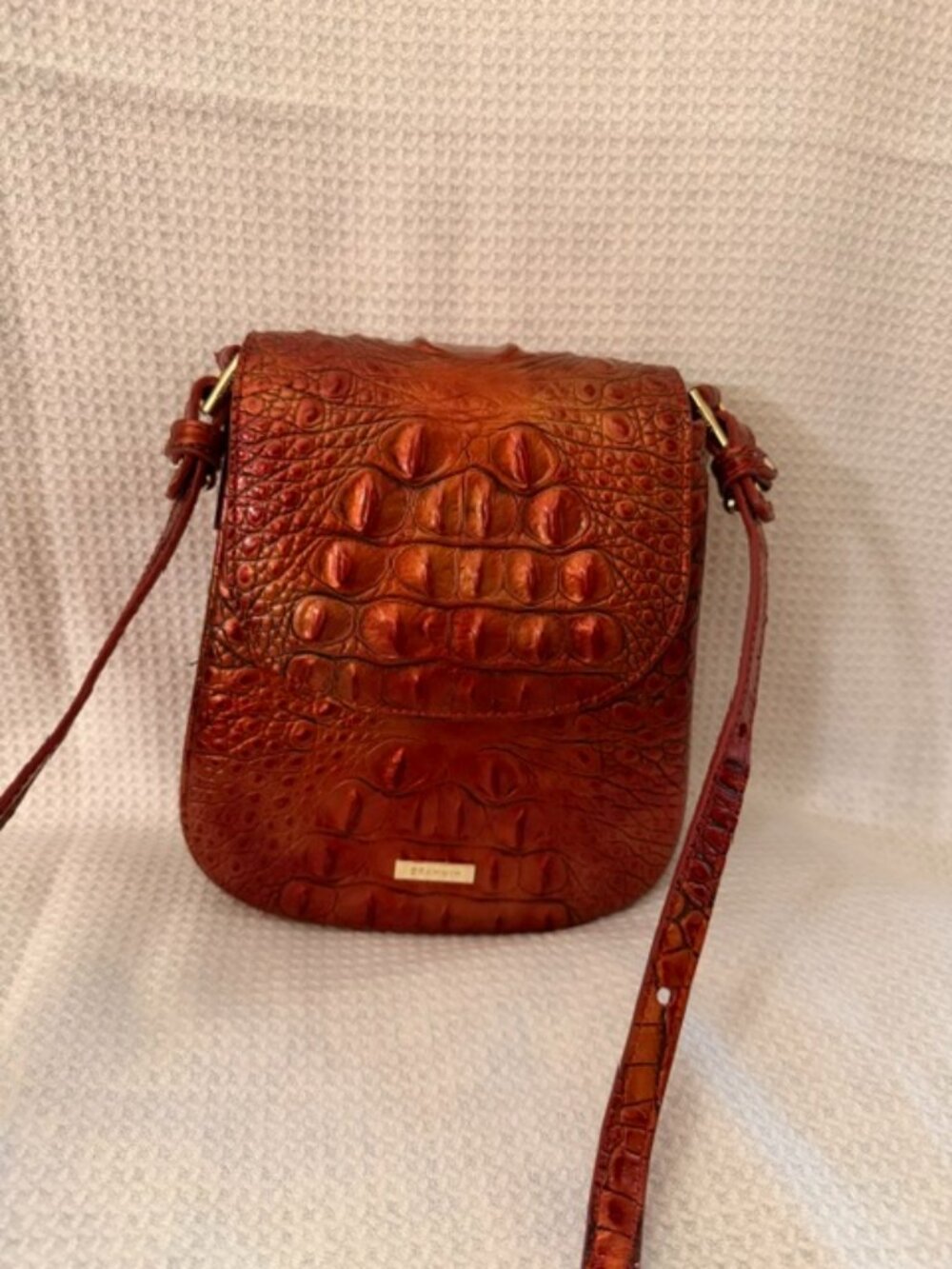 Brahmin Croc Embossed Purse - New